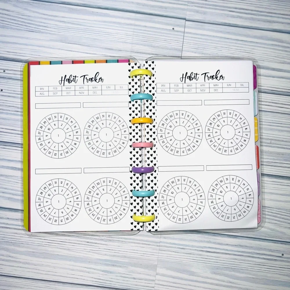 Happy planner mini size set monthly and weekly Layout Disney Mickey and Minnie